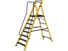Plattformleiter Plica MEGASTEP 4 Sprossen 2.35m 370×568mm GFK EN131 14kg
