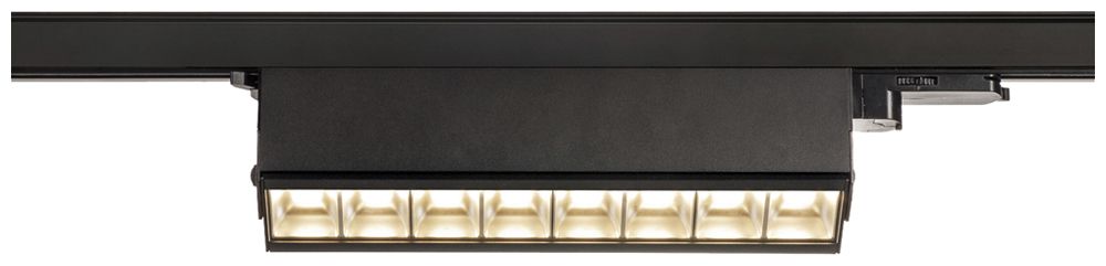 Spot LED SLV 3~ SIGHT MOVE 26W 2700lm 3000K 75° 410×105×56mm nero