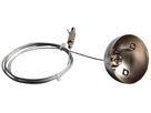 Câble en acier DOTLUX 2m avec accessoires pour montage au plafond