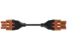 Verbindungsleitung Woertz 49343/C3 3×1.5mm² 250V 16A 5m or Buchse Stecker Cca