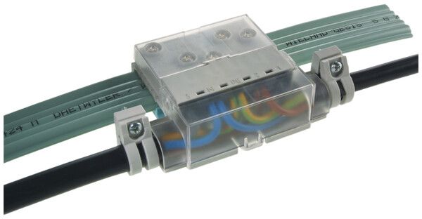 Boîte de dérivation Woertz pour câble plat Power 5×2.5mm² plat 2×5P