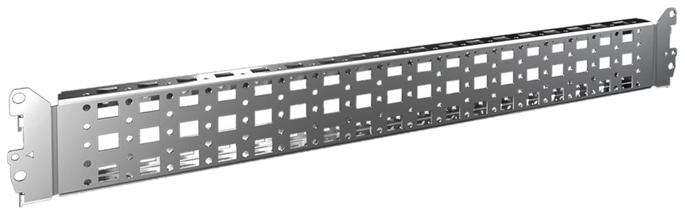 Montage-Chassis Rittal VX 8617.130 525×64×23mm Schiene grau 4Stk