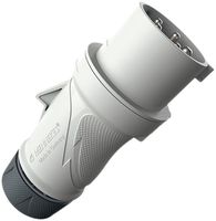 Stecker CEE PowerTOPXtra R 16A IP54 5P 1h 500V Ø68×163mm grau