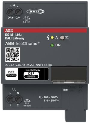 REG-Gateway free@home/DALI ABB DG-M-1.16.1, 1×16 Teilnehmer