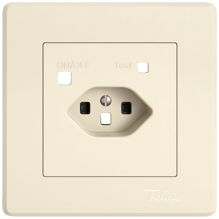 UP-Montageset EDIZIO.liv SNAPFIX® f.Fehlerstrom-Schutzsteckdose T23 Shutter cr