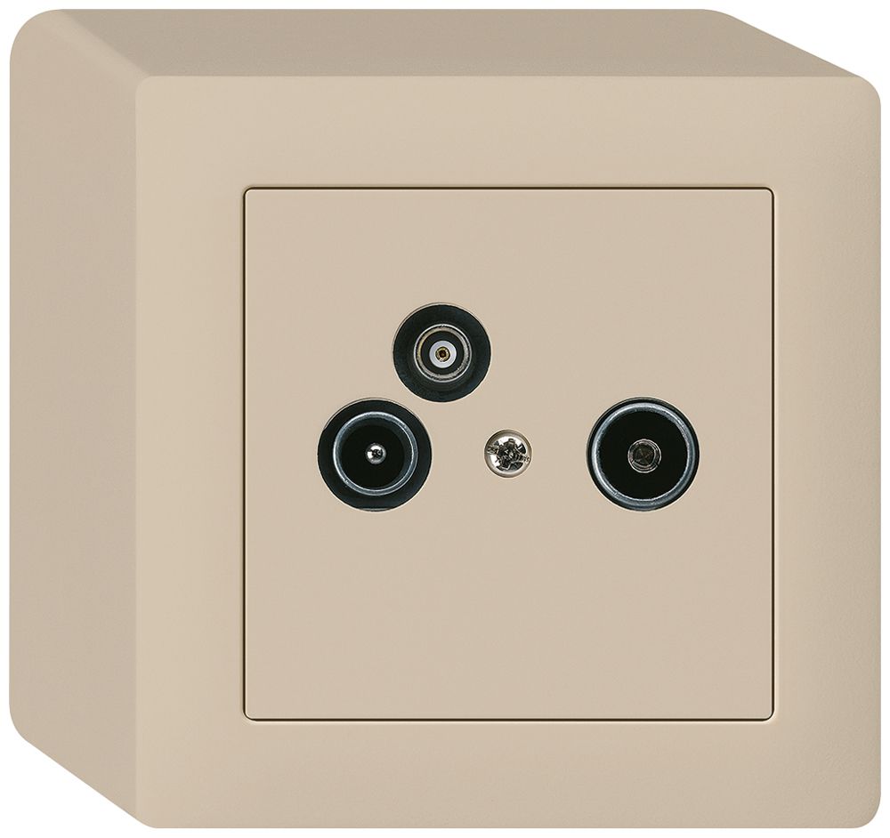 AP-Antennendose R/TV-Daten kallysto 2GHz 11db beige