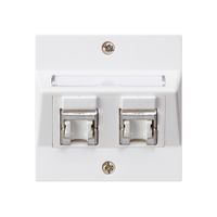 UP-Montage-Set kallysto A Kat.6 2RJ45/s weiss