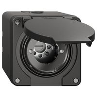 NAP-Schwenktaster NEVO, ohne Zylinder, KS, 1->0<-2, schwarz