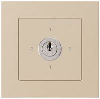 Interruttore rotativo INC kallysto.pro 3/1L beige con serratura Kaba 8