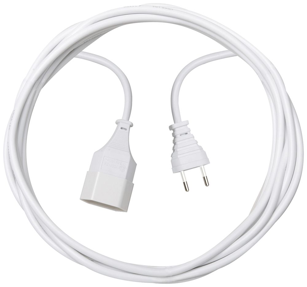 Câble de rallonge Brennenstuhl PVC 10A 230V 2×1mm² T11/T11 2m bc
