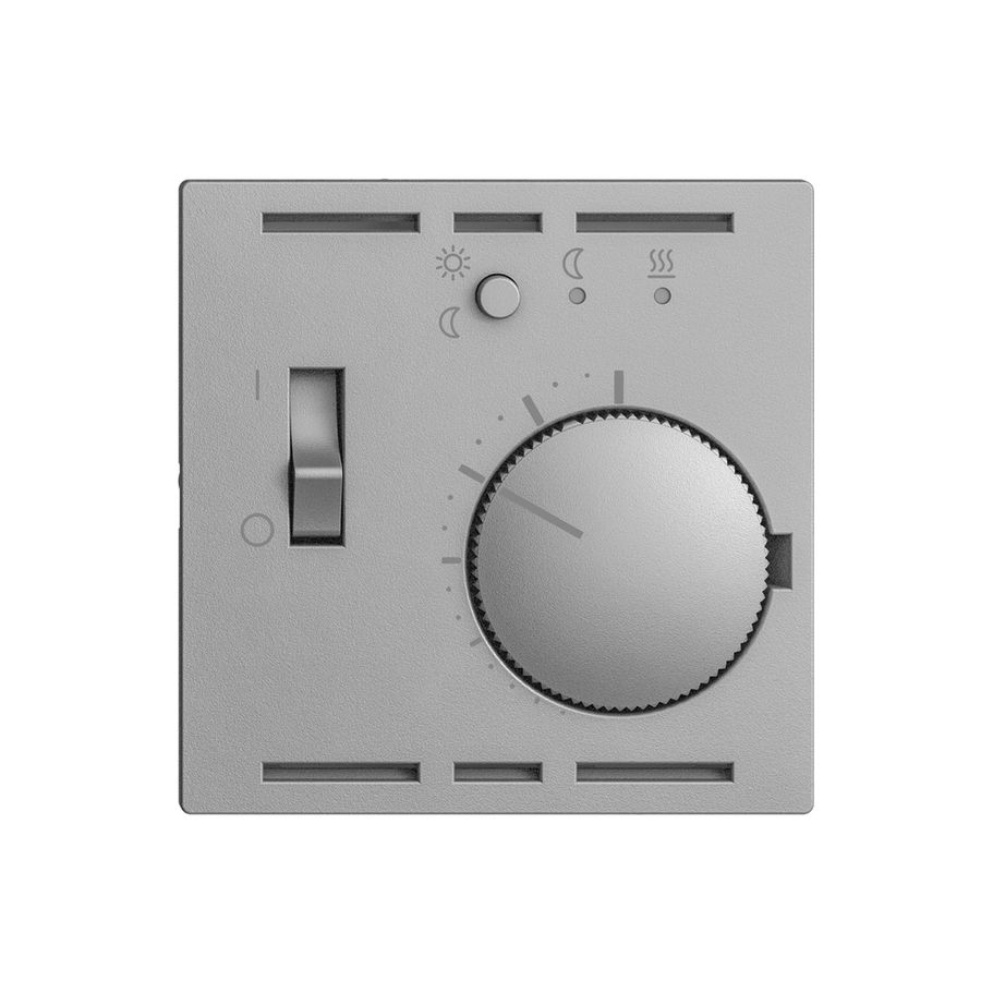 UP-Raumthermostat EDIZIOdue silver mit Fühler und Timer