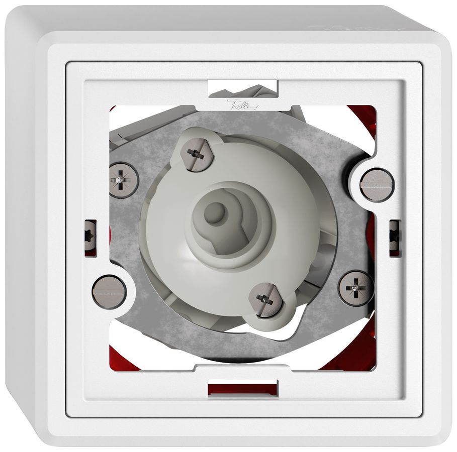 AP-Signallampe EDIZIO.liv SNAPFIX® 250V ohne Kalotte ohne Lampe ws