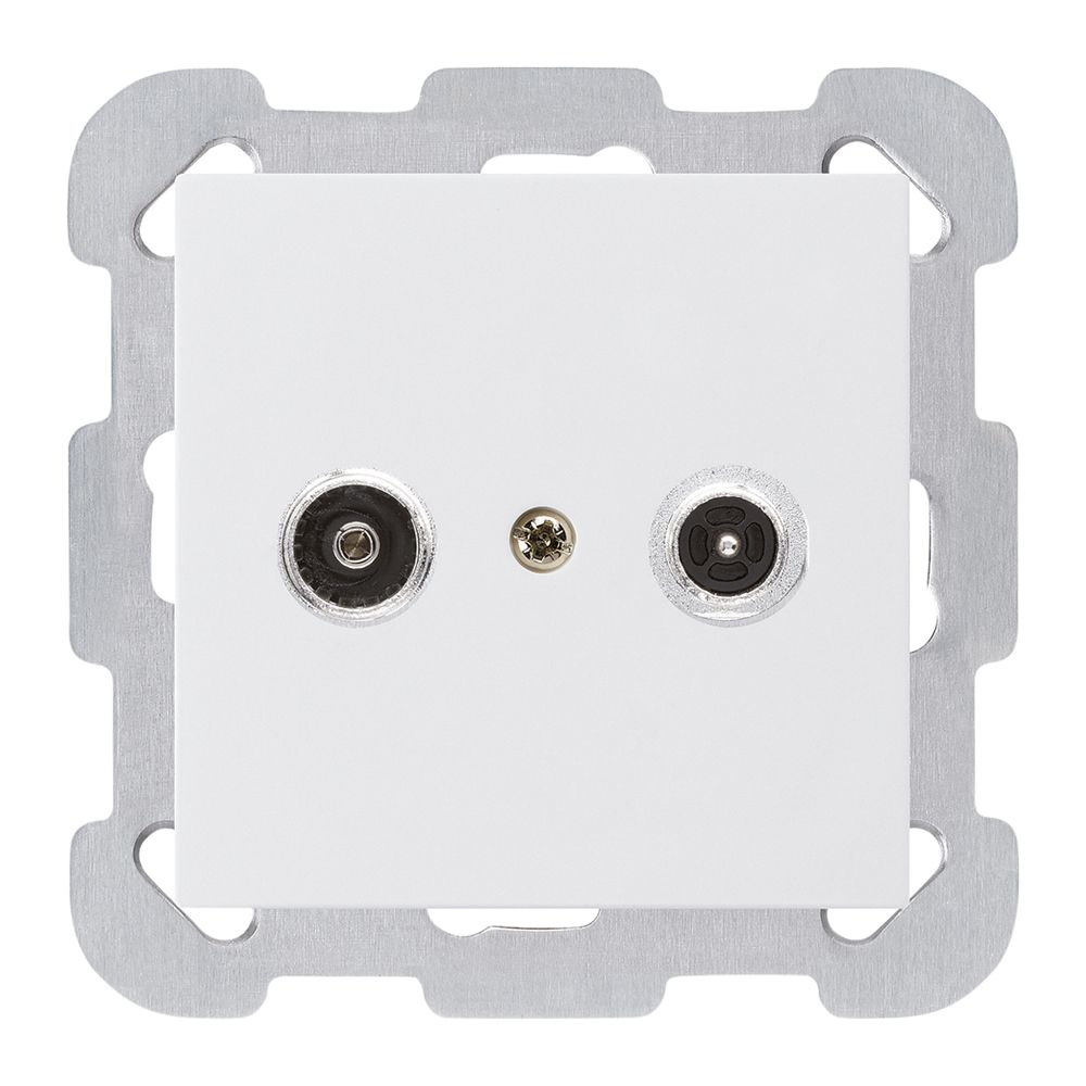 Prise antenne ENC kallysto R/TV montage B 11dB 2GHz blanc