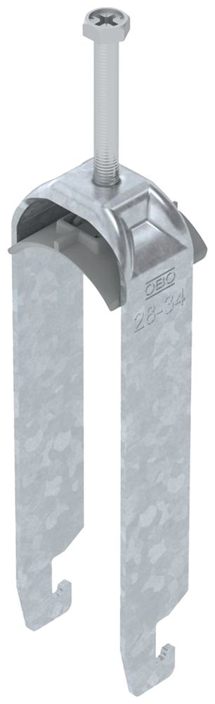 Fixation rapide BET 2056 pied à U mat.synthétique 28…34mm 3×câble acier Zn-ch-im