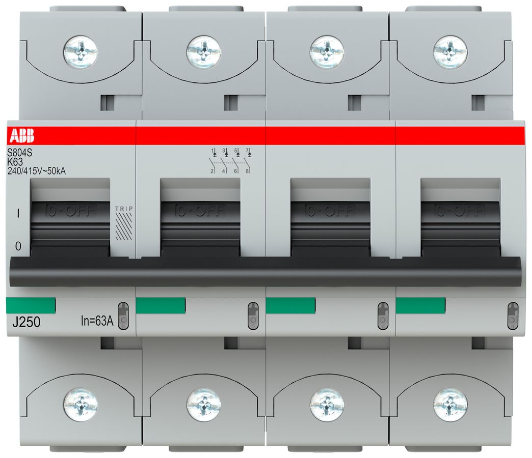 Disjoncteur ABB S804S-K 63A 50kA