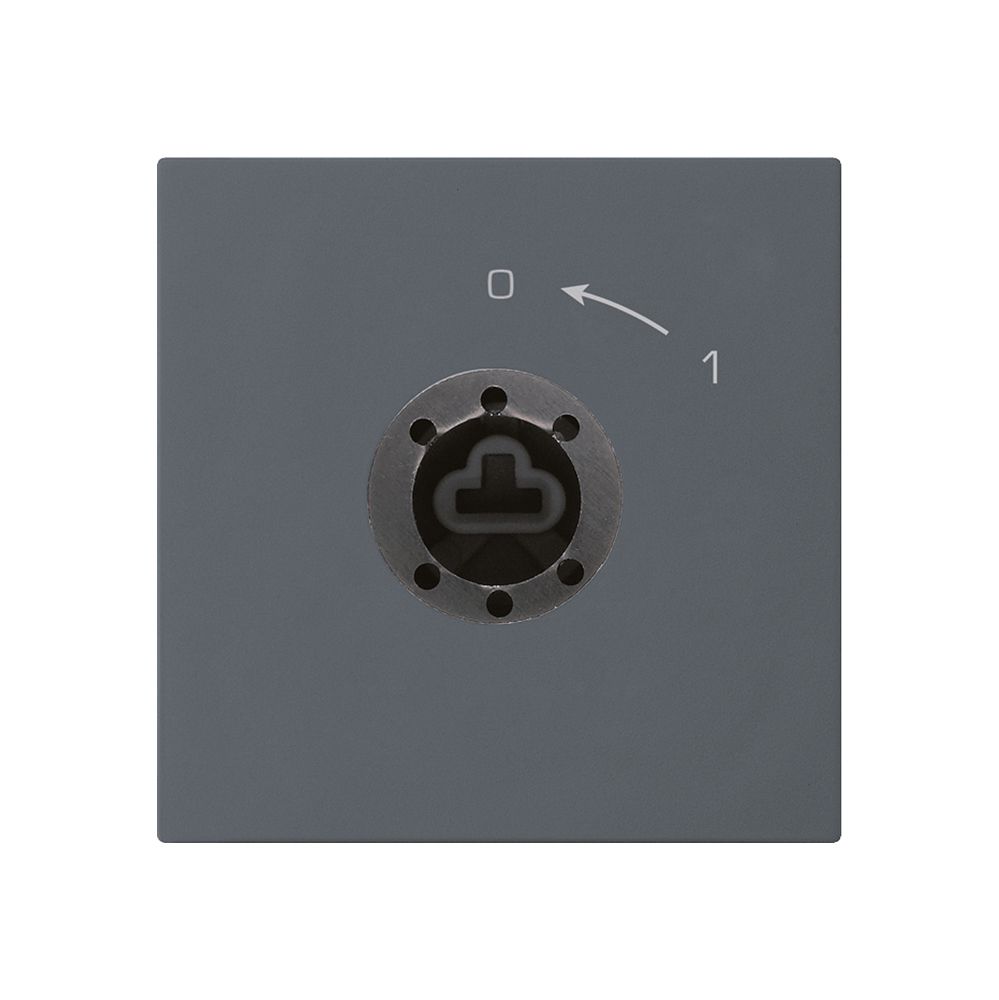 Contact pivotant 0<-1/1L anthracite kallysto pour serrure sans cylindre