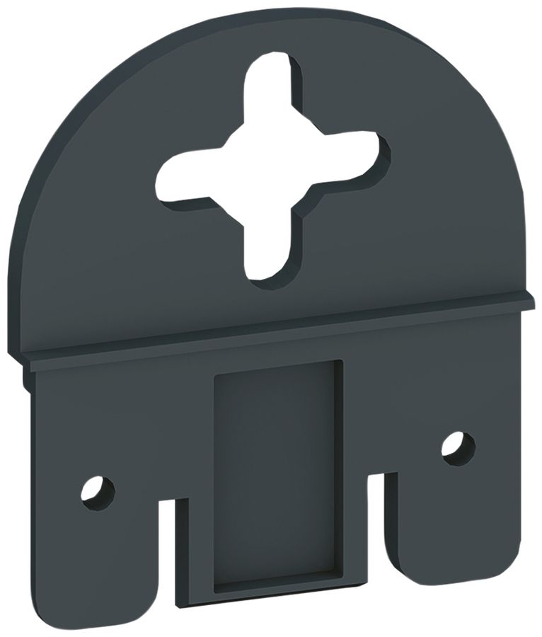 Alette di montaggio Consolidation Point Hager croce nero