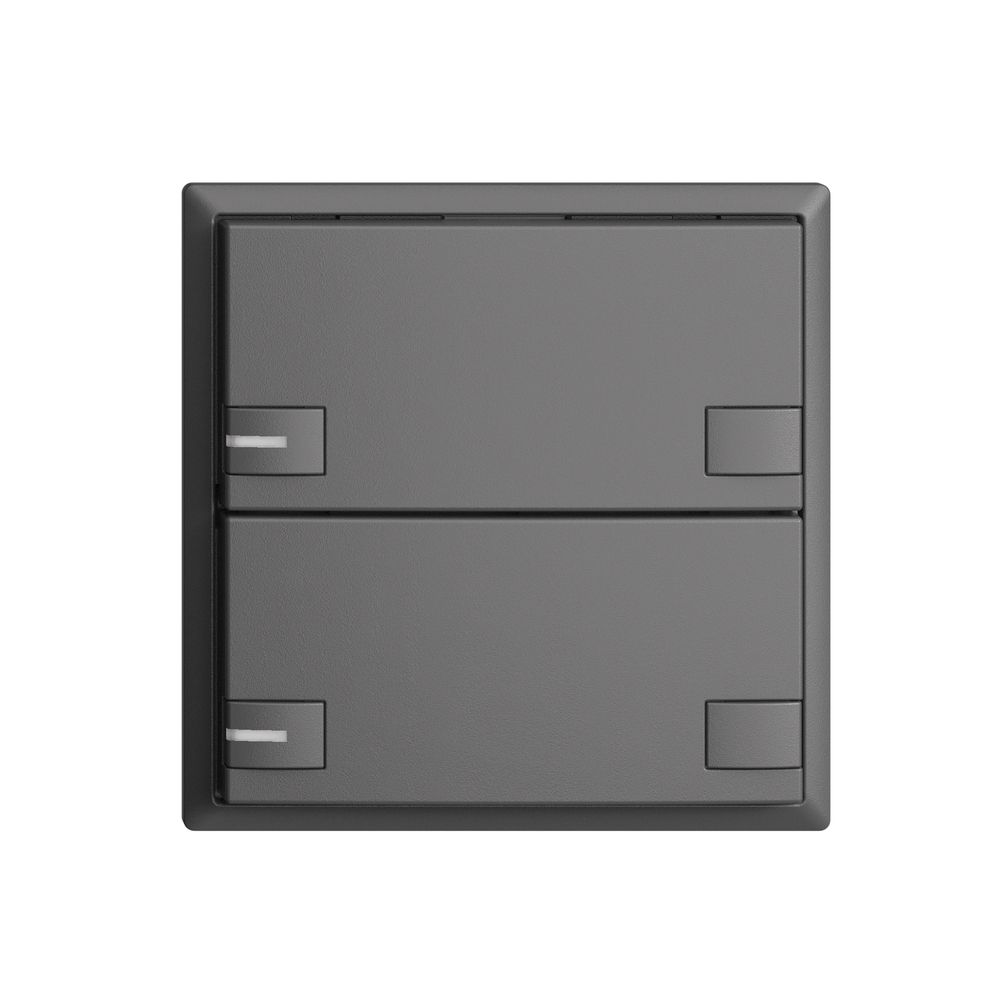 UP-Taster EDIZIOdue universal 2-Tasten dunkelgrau