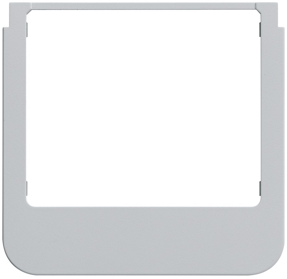 Designrahmen Audio Hager elcom.touch/elcom.fon rund hellgrau