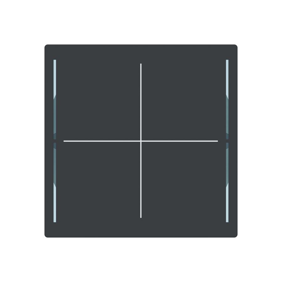 Élément de commande ABB SIDUS touch E KNX avec BCU 1…4-fois anthracite