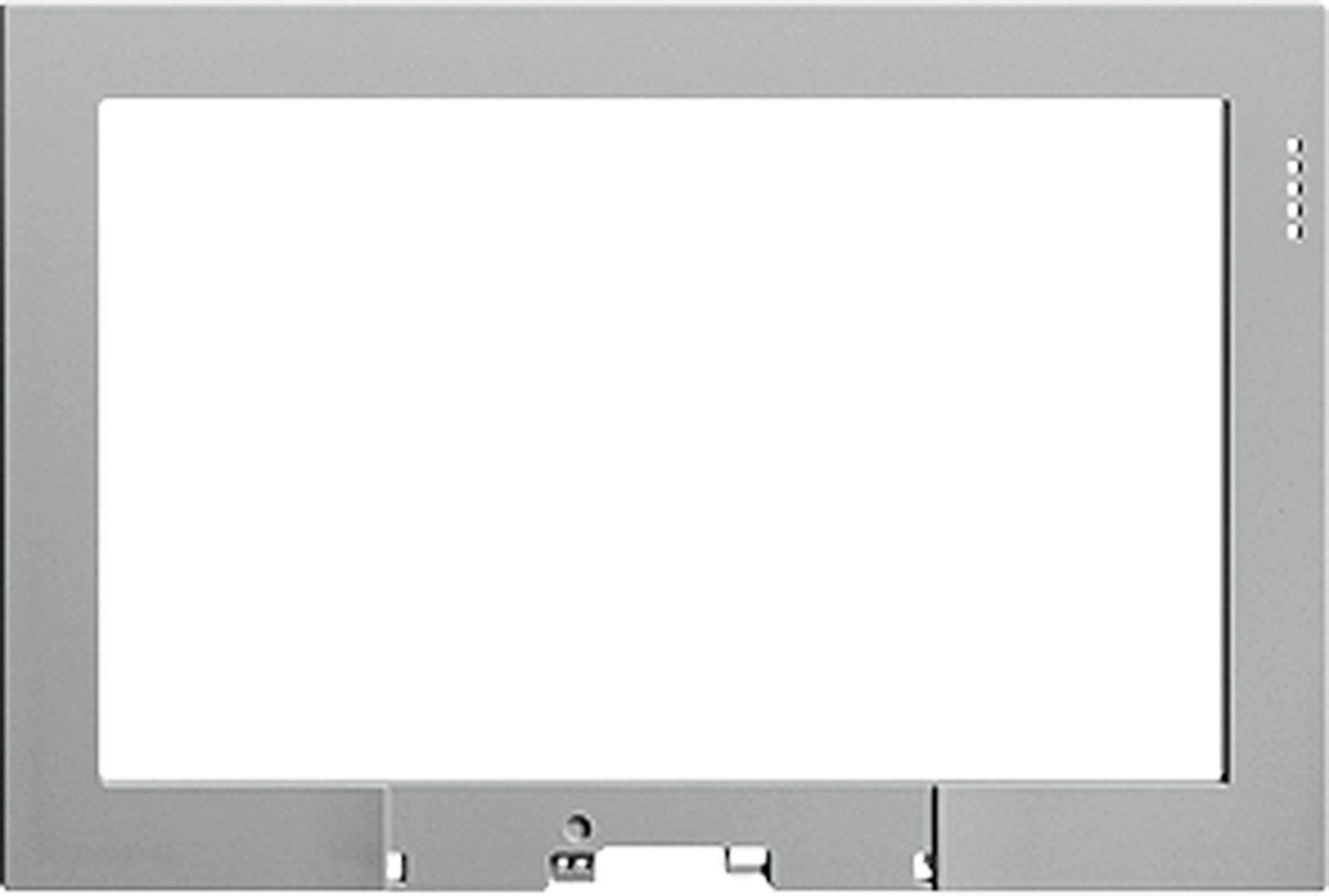 Plaque frontale pour écran tactile II KNX EDIZIOdue gris clair