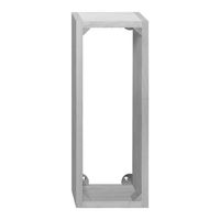 Quadro di montaggio AP FLF 5×3 legno duro laccato