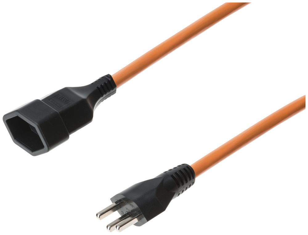 Rallonge T23/T23 10m EPR/PUR orange