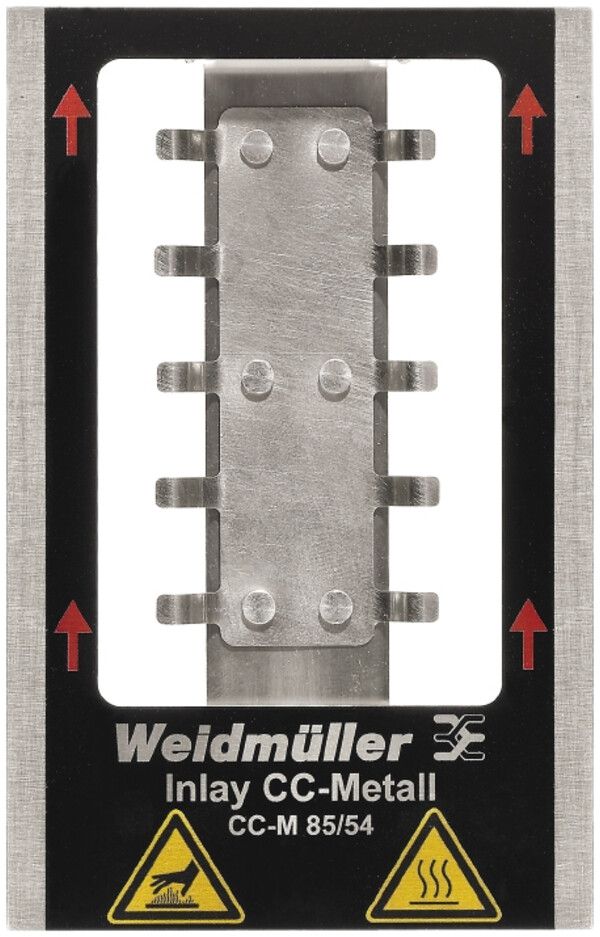 Inlay Weidmüller MetalliCard INLAY CC-M 85/54 p.marqueur p.appareil