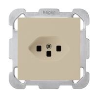 UP-Steckdose kallysto T23 beige mit Steckklemmen