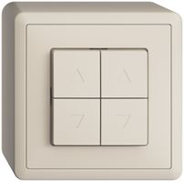 Interrupteur pour stores AP EDIZIOdue crema 2 canaux