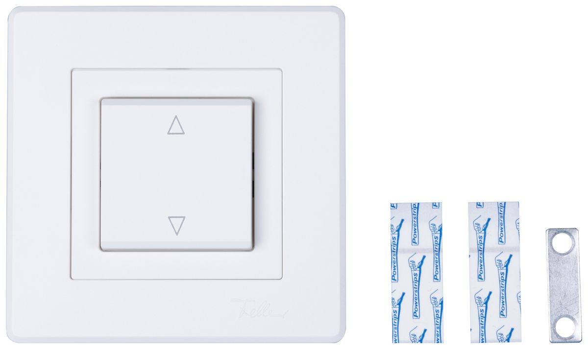 AP-Wandsender Omnio Einertaste mit Beschriftung Pfeil 4 Kanäle ws