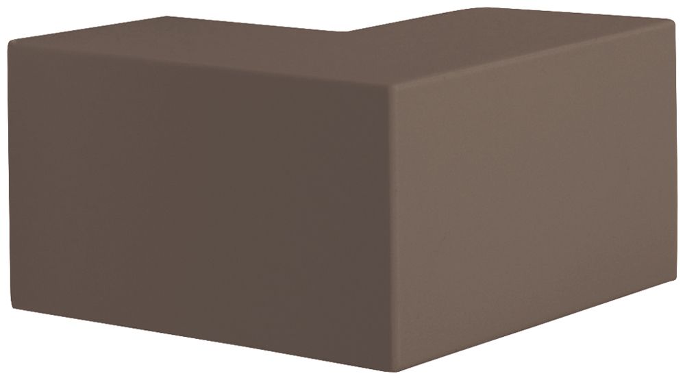 Angle extérieur Hager tehalit.LF 25×25mm brun IP30