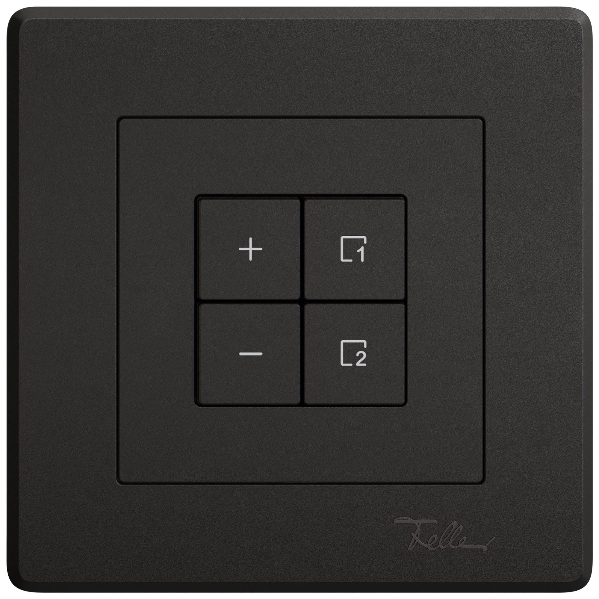 Station sec.variateur ENC EDIZIO.liv Wiser SNAPFIX® 1 scène 4 touches WLAN no