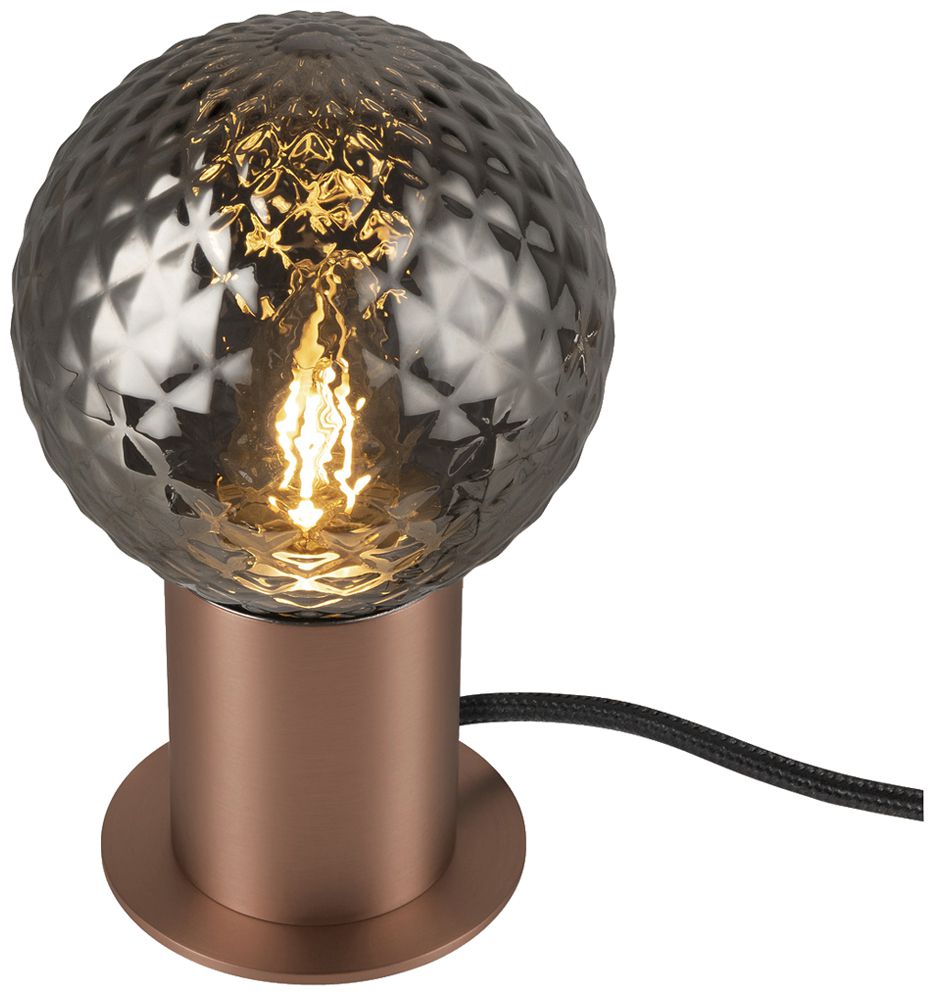 Tischleuchte SLV VARYT E14 1×6W Schalter Ø90×90mm Kupfer