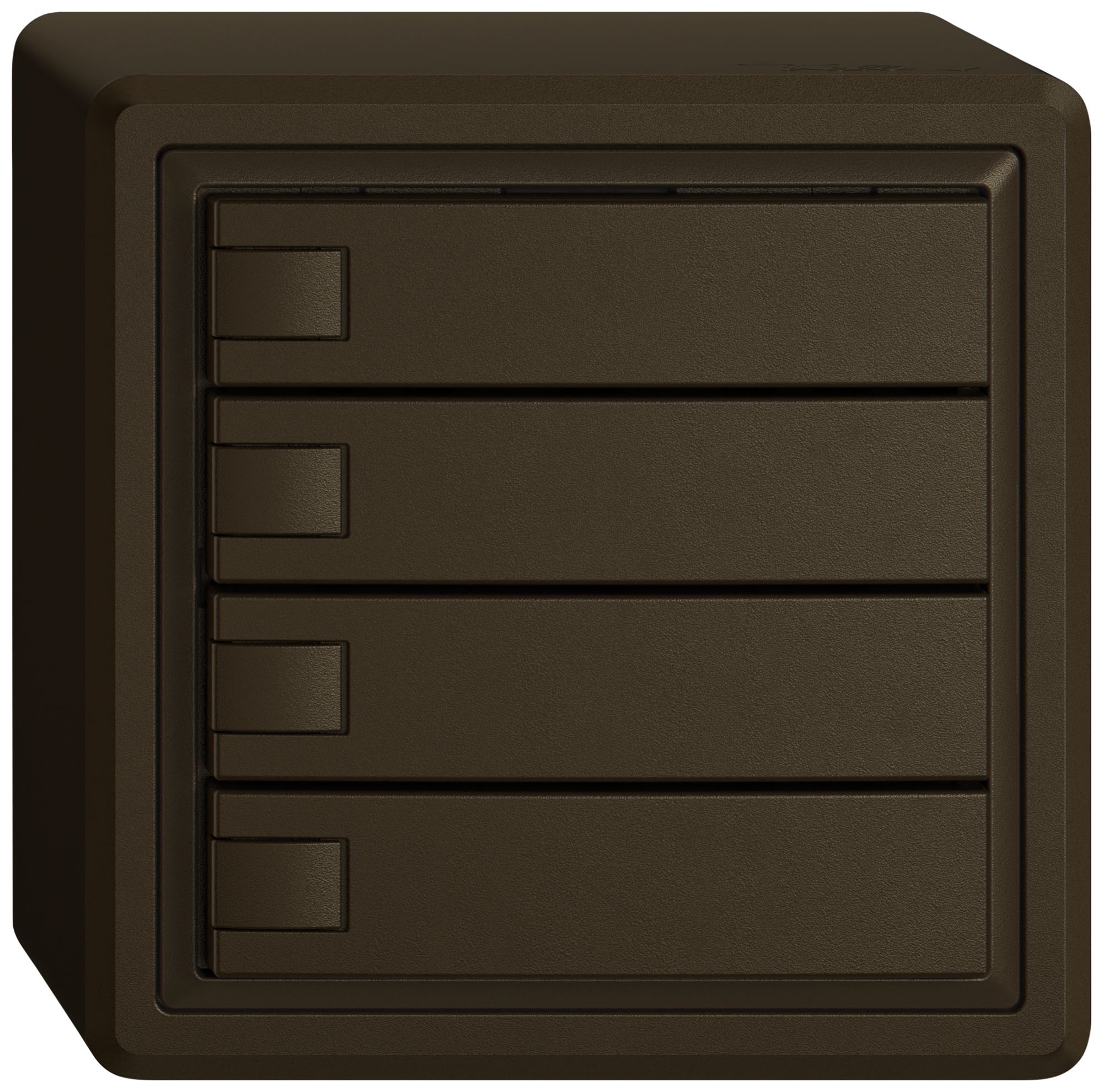 Pulsante KNX RGB AP EDIZIO.liv SNAPFIX® sensore temp.s.LED 4× com.1T ma