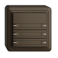 AP-KNX-Taster RGB EDUE, 250mW, m.RGB-LED, m.Papier., 6×Taste, 1×Tastenb., cof