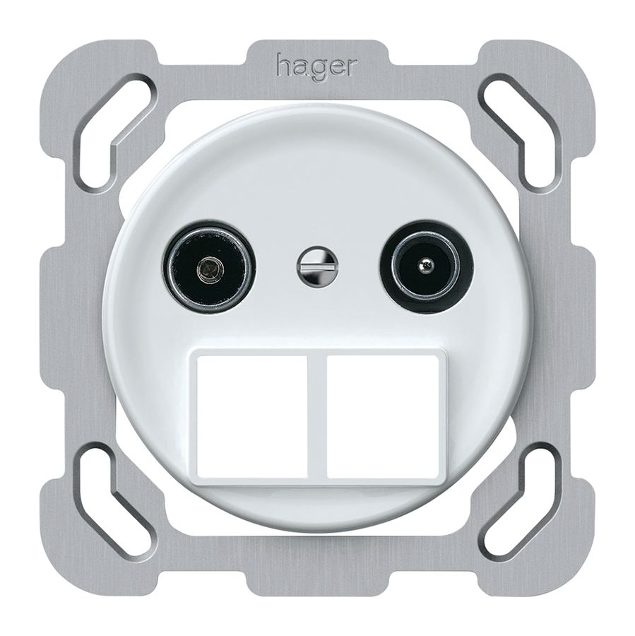 UP-Multimediadose TV-R origin Enddose 10.5dB weiss