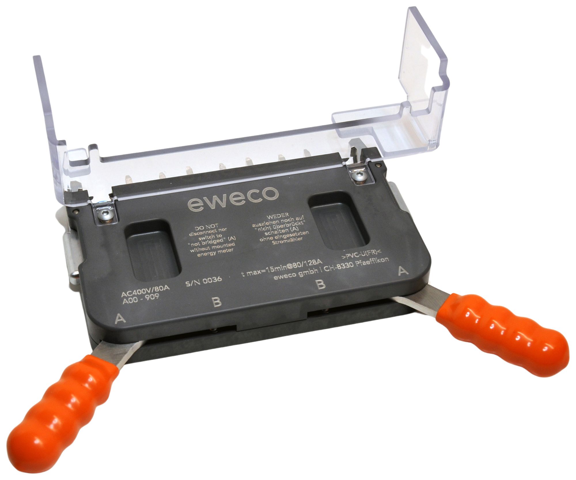 Impugnatura di pontaggio 80A c.elevata prot.contatto c.dispositivo arresto