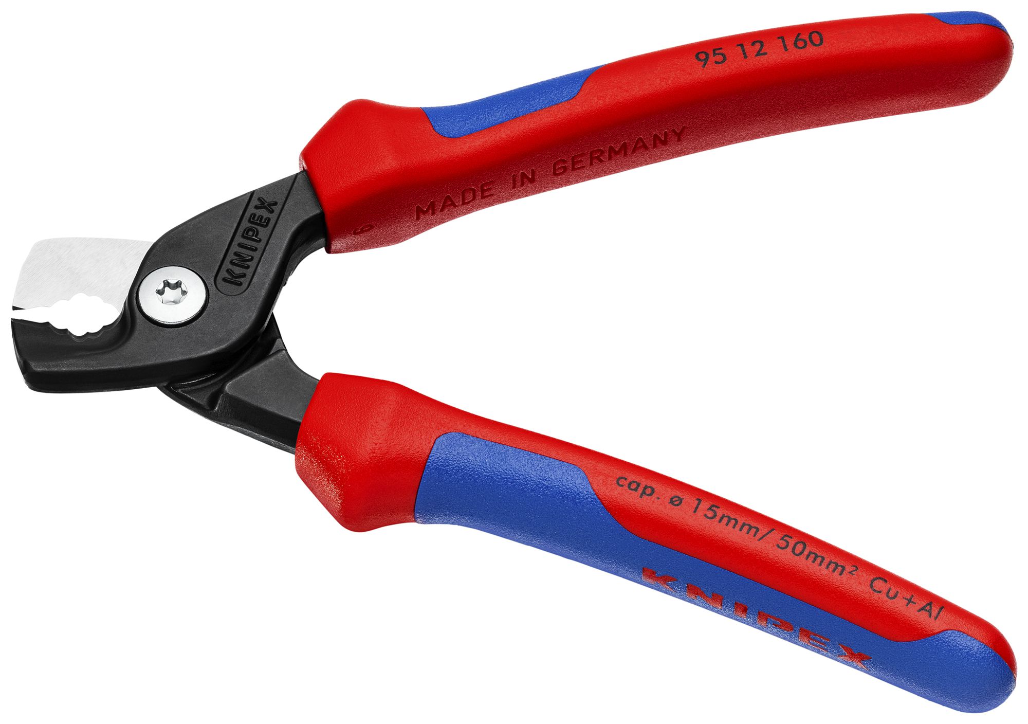 Cesoia per cavi KNIPEX per Ø15mm max 160mm