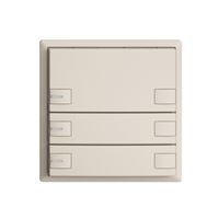 UP-Taster KNX 3-fach EDIZIOdue crema RGB mit LED