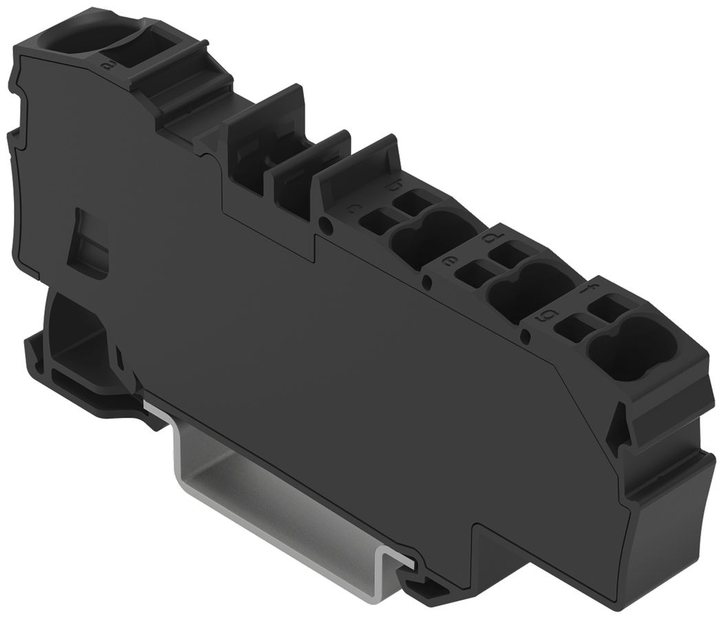 Borne de passage WAGO Contact TOPJOB S 1×6/6×1.5mm² noir