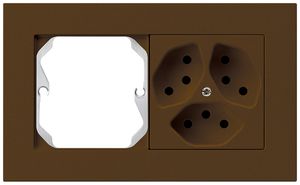 Combinaison ENC kallysto.pro grd.I-I horizontale vide+3×type 13 brun