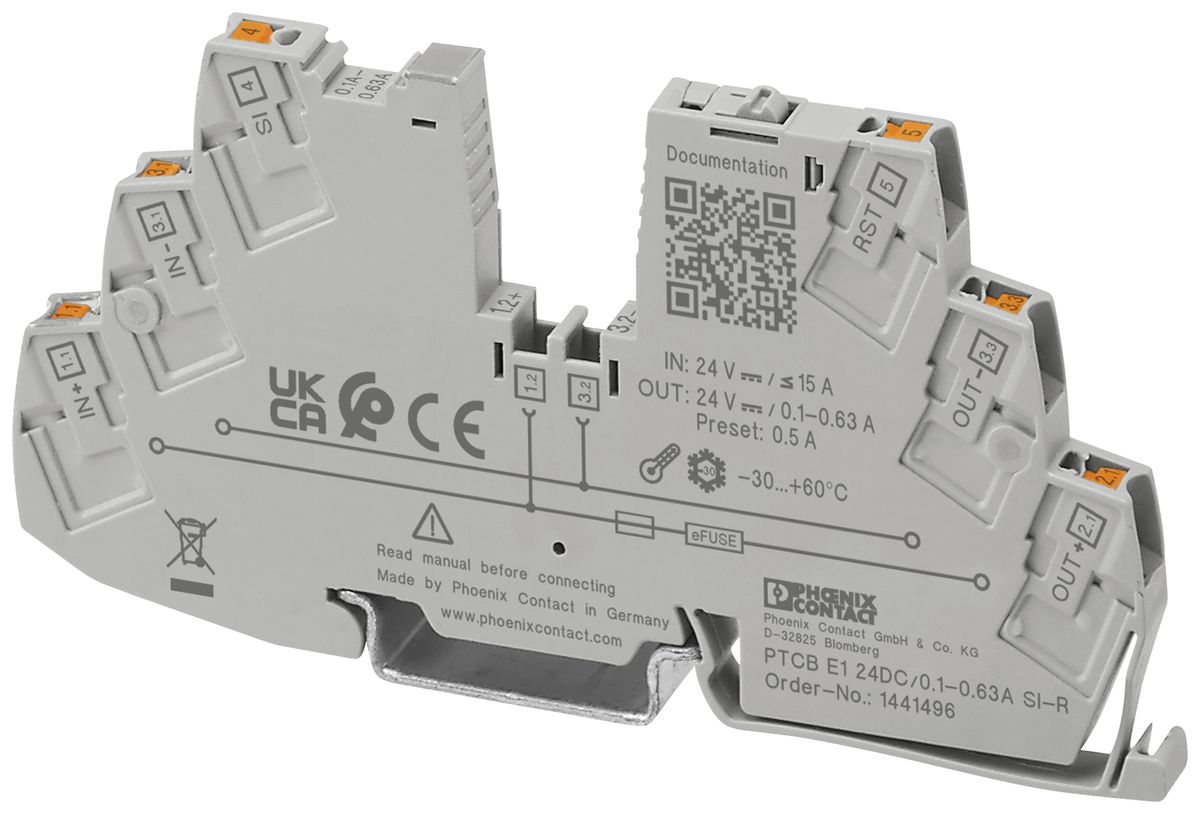 Interruttore di protezione PX PTCB E1 24DC/0.1-0.63A SI-R