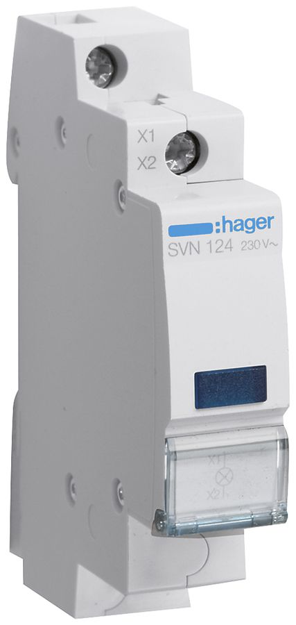 Lampe de signalisation INC Hager LED bleu 1UM 230VAC