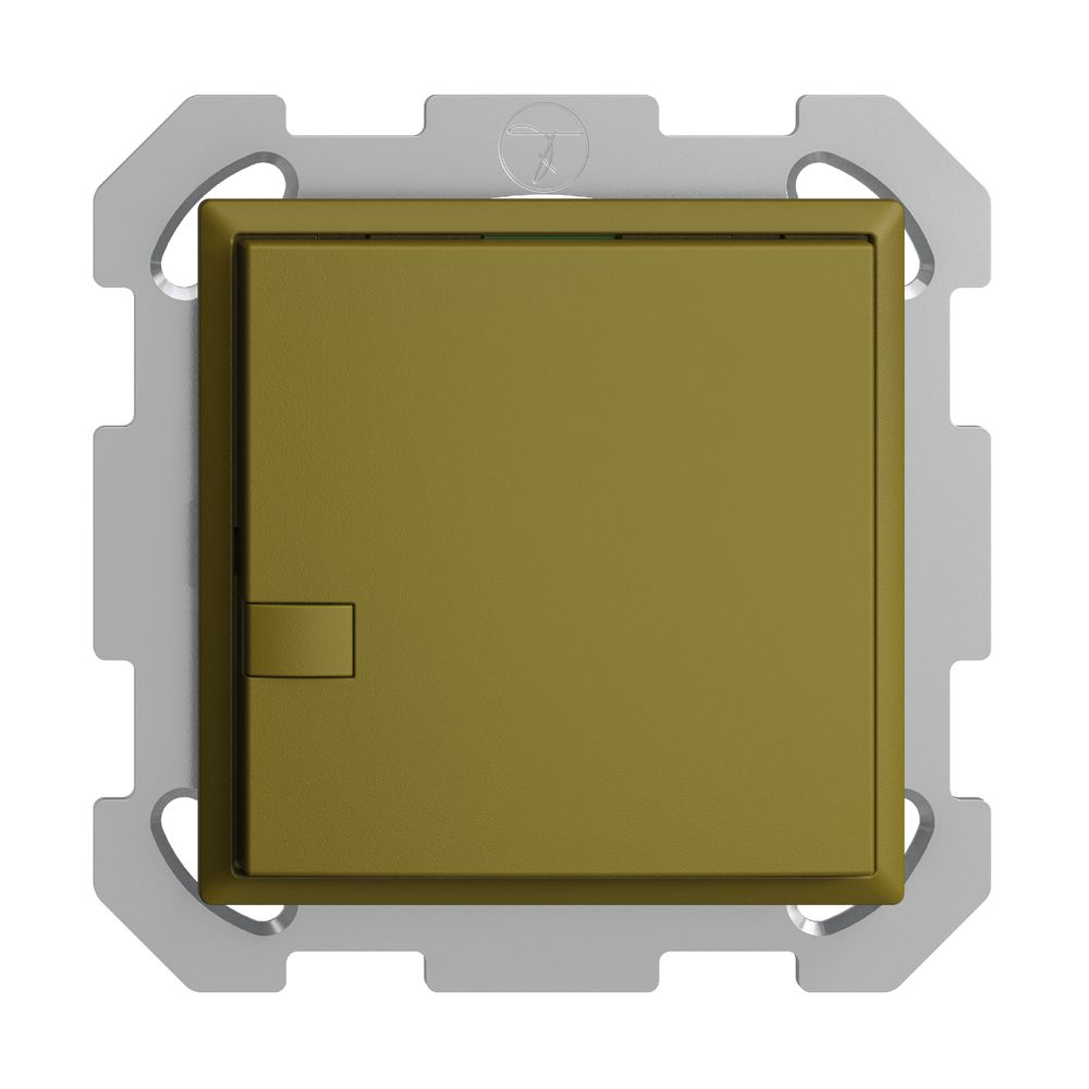 Poussoir KNX RGB ENC EDUE, 250mW, s.LED, 1×poussoir, comm.1×touche, ov