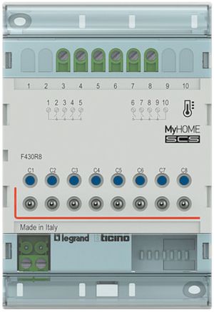 REG-Heizungsaktor MyHOME 8-fach