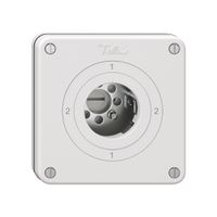 Interrupteur rotatif NUPU NEVO, 3/1L, sans cylindre, KS, 2-1-2-1, blanc