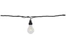 Guirlande Party System LED Extra, 5m×110mm, noir, 4W 10×6LED, blanc chaud