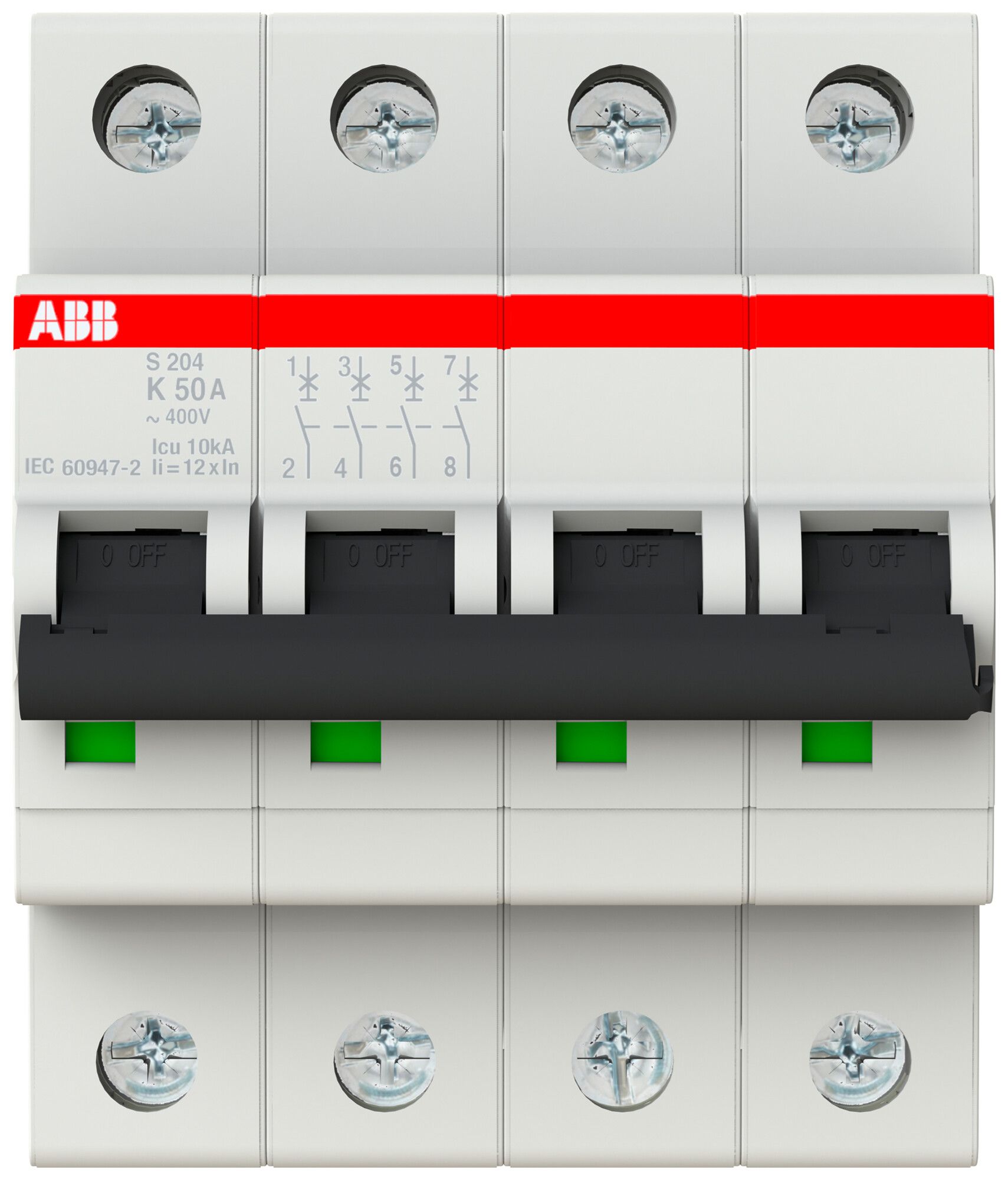 Leitungsschutzschalter ABB S204-K50 50A 6kA