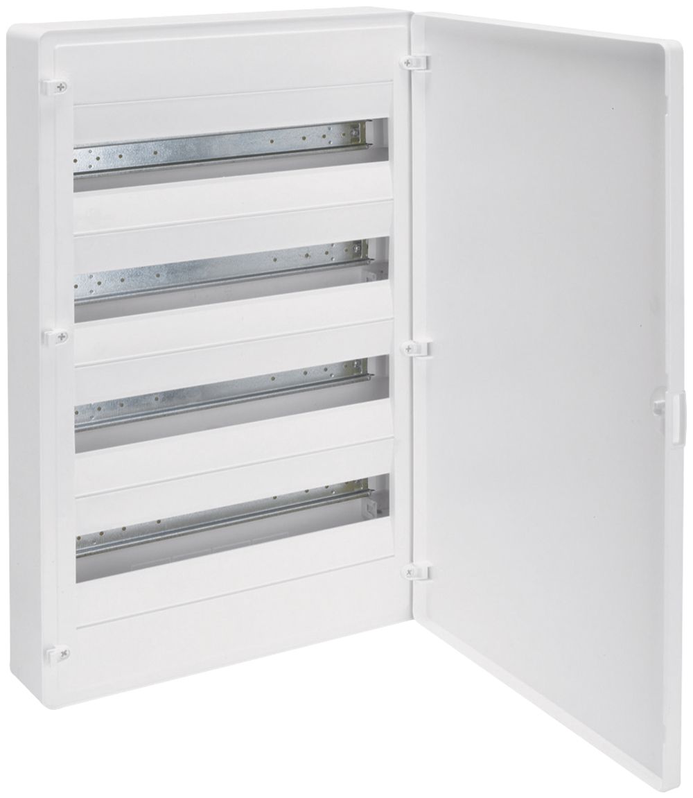 AP-Kleinverteiler Hager golf 4-reihig 72TE Tür IP40 389.5×646.5×98.5mm